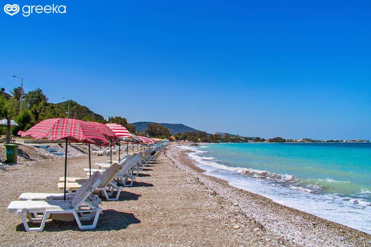 Marilena Mare Seaside House Villa Ialysos  Bagian luar foto